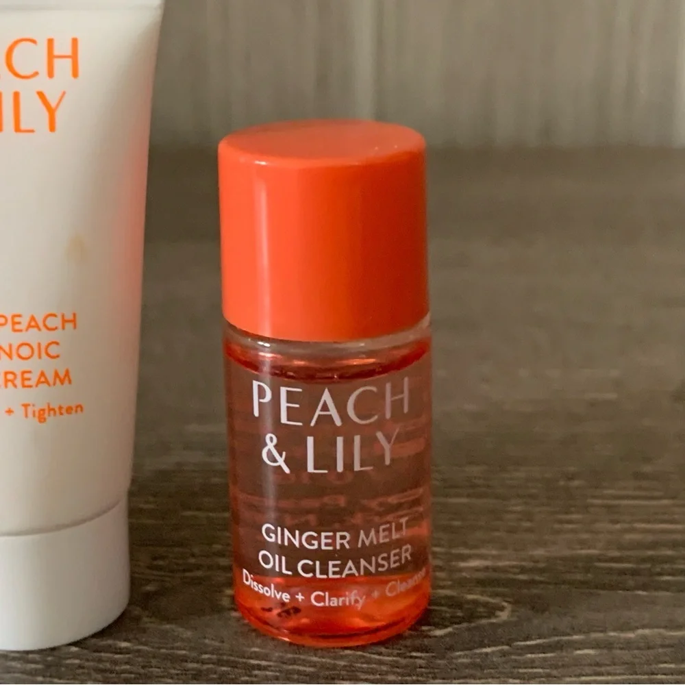 Peach & Lily Glass Skin Serum Ginger Melt Oil Cleanser Pure Retinoic Eye Cream